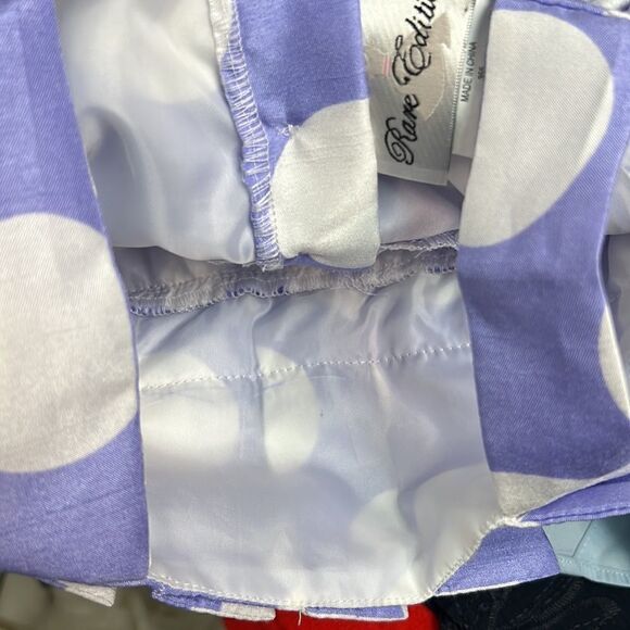 Rare Editions Purple and White polka dot Party Dress - Picture 9 of 11